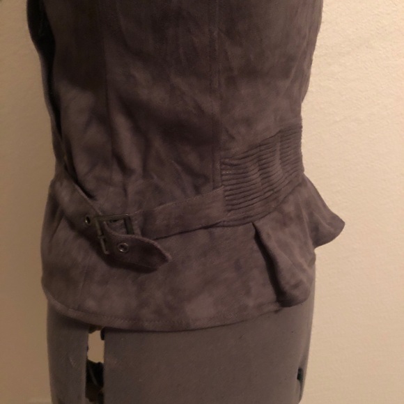 Grey Guess Moto Jacket - Picture 4 of 6